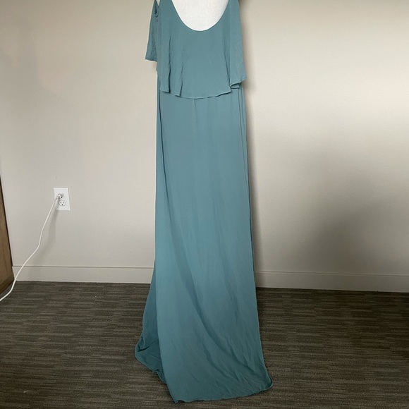 Show Me Your Mumu Caitlin Ruffle Dress XXL teal - Picture 12 of 16